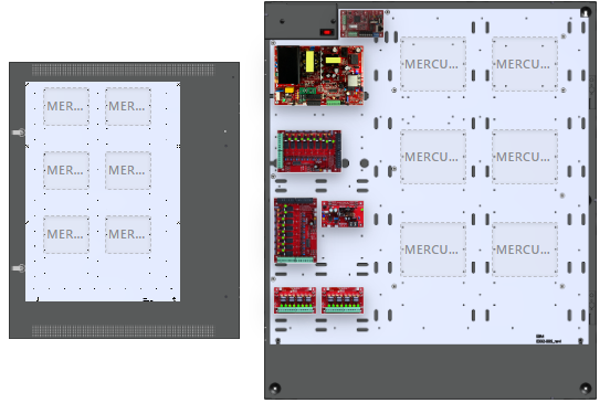 LifeSafetyPower FPO150-B1002C82D8NLCE8M1 Mercury Unified Power Systems 150W Dual Voltage, 120 VAC 16 Relay Lock Outputs 16 Auxiliary Outputs