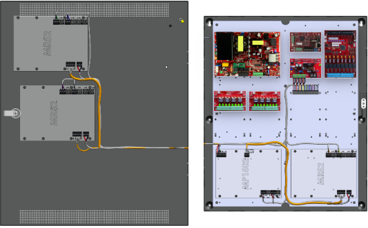 LifeSafetyPower FPO150-B1002D8M8NLCE4M1/P8-A Mercury ProWire Power Systems 150W Dual Voltage, 120 VAC 8 Managed Lock Outputs 16 Auxiliary Outputs