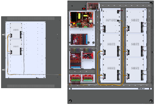LifeSafetyPower FPO150-B1002D8P2M8PNLCE8M1/P16-A/E Mercury ProWire Power Systems 150W Dual Voltage, 230 VAC 16 Managed Lock Outputs 16 Auxiliary Outputs