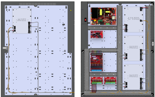 LifeSafetyPower FPO150-B1002D8PM8E6M1/P8-A Mercury ProWire Power Systems 150W Dual Voltage, 120 VAC 8 Managed Lock Outputs 16 Auxiliary Outputs