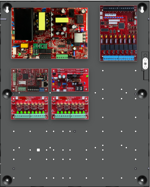 LifeSafetyPower FPO150-B1002D8PM8NLCE2/E Traditional Power Systems 150W Dual Voltage, 230 VAC 8 Managed Lock Outputs 16 Auxiliary Outputs