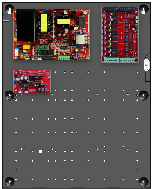 LifeSafetyPower FPO150-B100C8E2 Traditional Power Systems 150W Dual Voltage, 120 VAC 8 Relay Lock Outputs