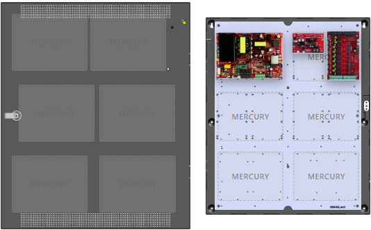 LifeSafetyPower FPO150-B100C8E4M1 Mercury Unified Power Systems 150W Dual Voltage, 120 VAC 8 Relay Lock Outputs