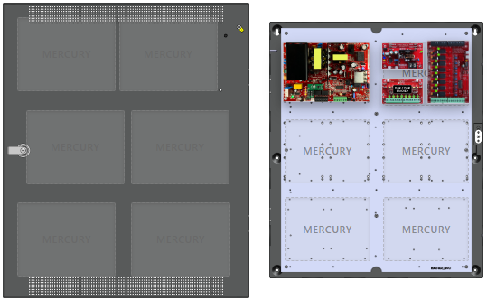 LifeSafetyPower FPO150-B100C8P2D8PE4M1 Mercury Unified Power Systems 150W Dual Voltage, 120 VAC 8 Relay Lock Outputs 16 Auxiliary Outputs