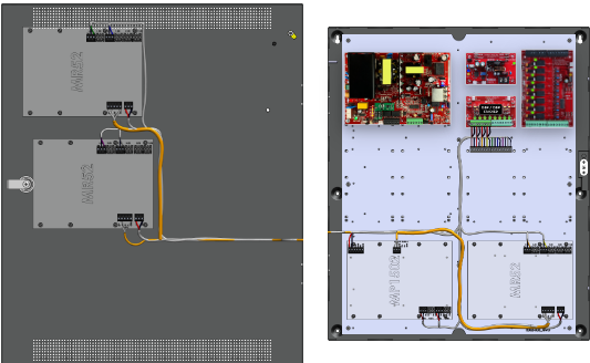 LifeSafetyPower FPO150-B100C8P2D8PE4M1/P8-A Mercury ProWire Power Systems 150W Dual Voltage, 120 VAC 8 Relay Lock Outputs 16 Auxiliary Outputs