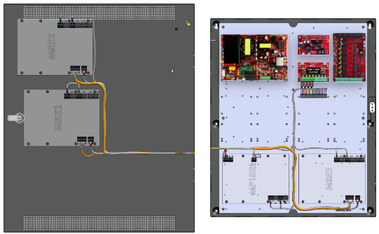 LifeSafetyPower FPO150-B100C8P2D8PE4M1/T8-A Mercury ProWire Power Systems 150W Dual Voltage, 120 VAC 8 Relay Lock Outputs 16 Auxiliary Outputs