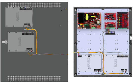 LifeSafetyPower FPO150-B100C8P2D8PE4M1/T8-A/E Mercury ProWire Power Systems 150W Dual Voltage, 230 VAC 8 Relay Lock Outputs 16 Auxiliary Outputs