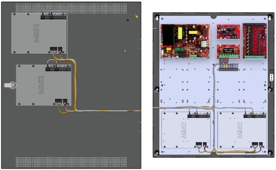 LifeSafetyPower FPO150-B100C8P2D8PE4M1/T8-C Mercury ProWire Power Systems 150W Dual Voltage, 120 VAC 8 Relay Lock Outputs 16 Auxiliary Outputs